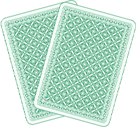 green poker cards
