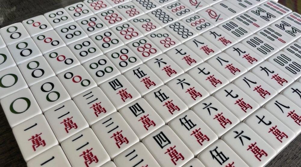 mahjong tiles numbered tiles